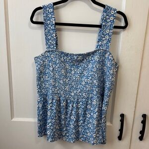 Ricki's Blue and White Floral Blouse